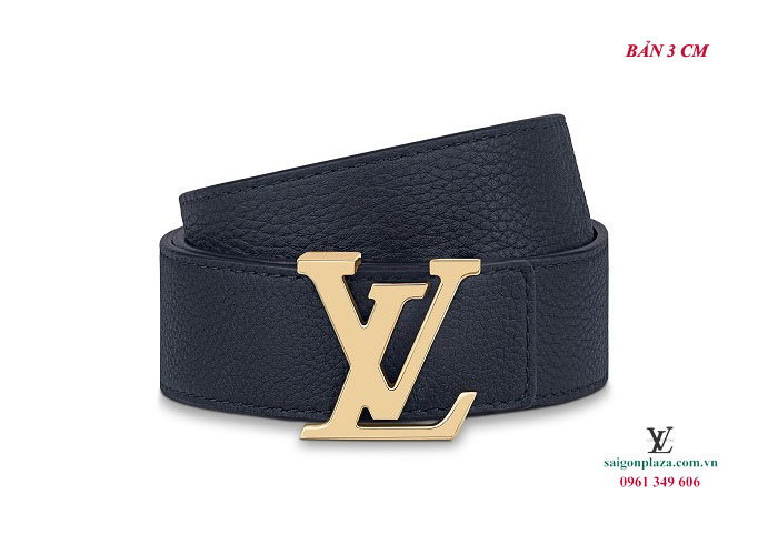 Dây lưng nữ LV Louis Vuitton Monogram dùng 2 mặt khóa vàng M0474U bản nữ 3cm