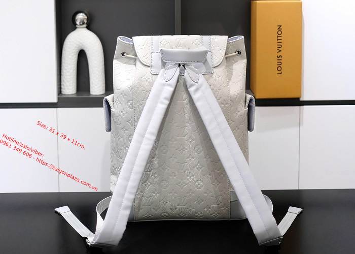 Balo đeo lưng nam balo thể thao balo lapttop balo hàng hiệu du lịch LV Louis Vuitton