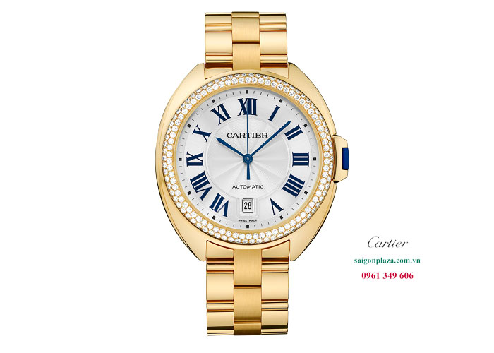 Đồng hồ nam Cartier Cle de Cartier WJCL0010 yellow gold diamonds 40 mm
