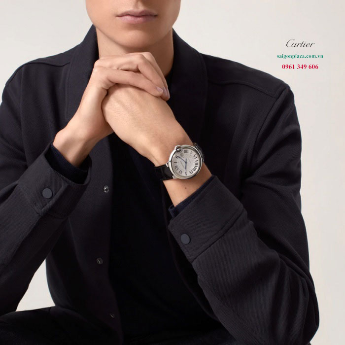 Store cửa hàng đồng hồ cơ nam đẹp chất lượng tốt Cartier W69016Z4 cỡ size 42mm
