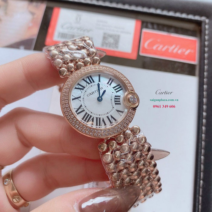 Các loại đồng hồ đeo tay nữ Đồng hồ chính hãng Cartier w6700255