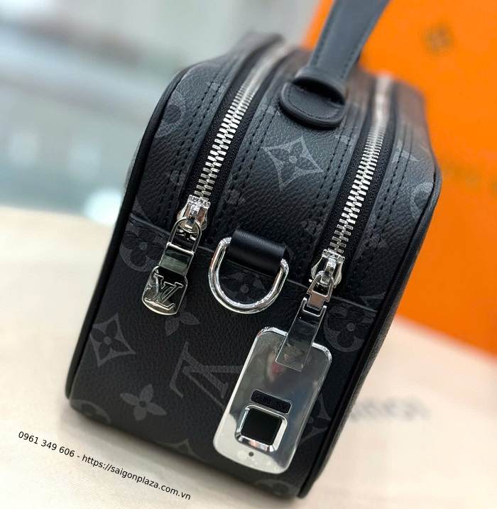 Clutch khóa kéo hai ngăn khóa số khóa vân tay LV Louis Vuitton giá rẻ uy tín