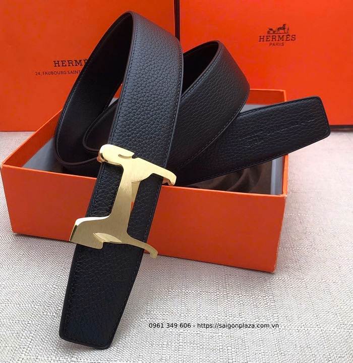 Dây thắt lưng cao cấp Hermes PH036525 dây lưng da thật dây lưng Hermes dây thắt lưng bản cỡ size nhỏ 3,2cm 3,8cm
