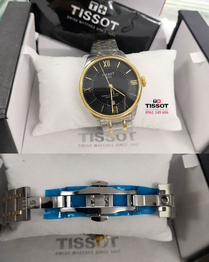 Đồng hồ cơ nam dây thép Tissot T099.406.11.058.00