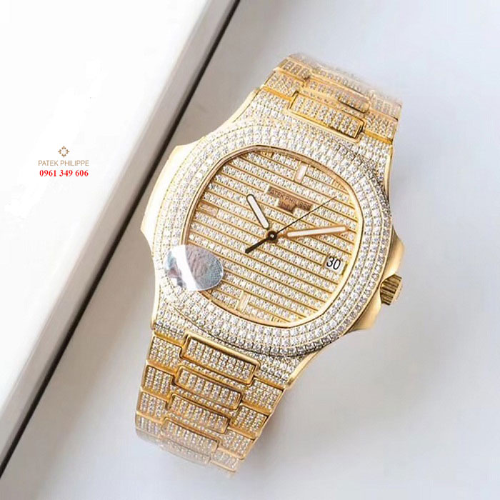 Đồng hồ chính hãng Đà Nẵng Patek Philippe 5719/1G-002 Diamond Gold