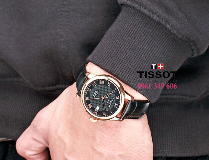 Đồng hồ vàng hồng nam tại TPHCM Tissot T41.5.423.53