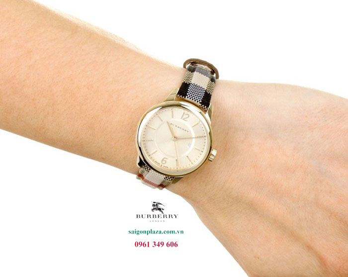 đồng hồ nữ dây da chính hãng Đà Nẵng Burberry BU10104