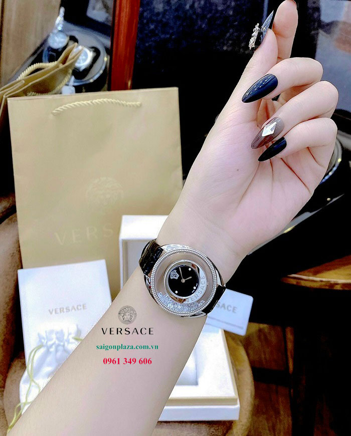 Versace Destiny VAR030016 Đồng hồ dây da nữ Kiên Giang Rạch giá