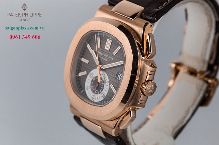 Đồng hồ nam bọc vàng hồng 18k Patek Philippe 5980R-001