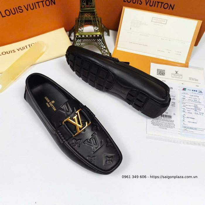 Giày lười nam hàng hiệu Louis Vuitton LVN220525 giày lười nam đế thấp giày đế bệt lười chính hãng LV Louis Vuitton tại Hà Nội TPHCM