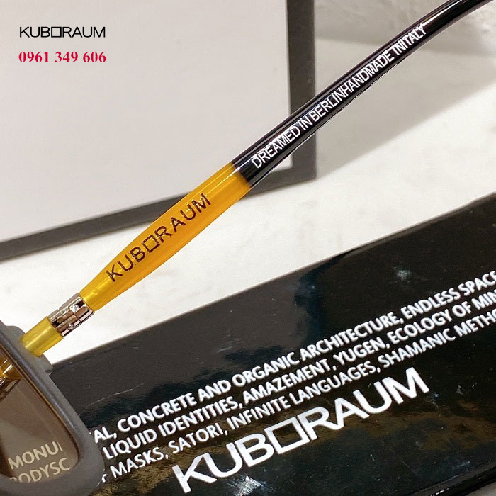 Kính gọng tròn kính mắt vuông chính hãng Đức Kuboraum Maske P2