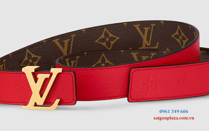 thắt lưng đẹp cho nữ giới dây lưng nữ chính hãng thương hiệu Louis Vuitton LV Initiales 30MM M0322X