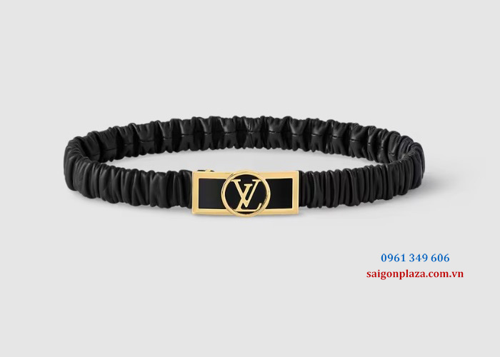 M8734W Thắt lưng LV Louis Vuitton Dauphine Smoke size 25mm 2,5cm hàng hiệu cao cấp nữ da thật