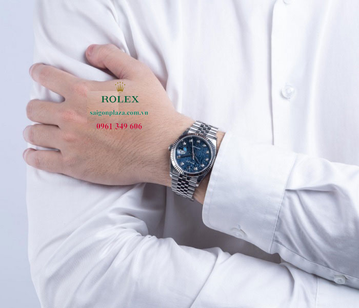 Đồng hồ Rolex nam đẹp nhất hót nhất Datejust 126234-0037 Mặt số xanh dương