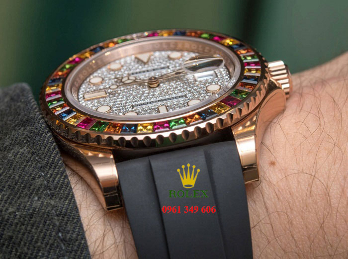 Đồng hồ hiệu nam cao cấp Rolex 116695 kim cương tại Việt Nam