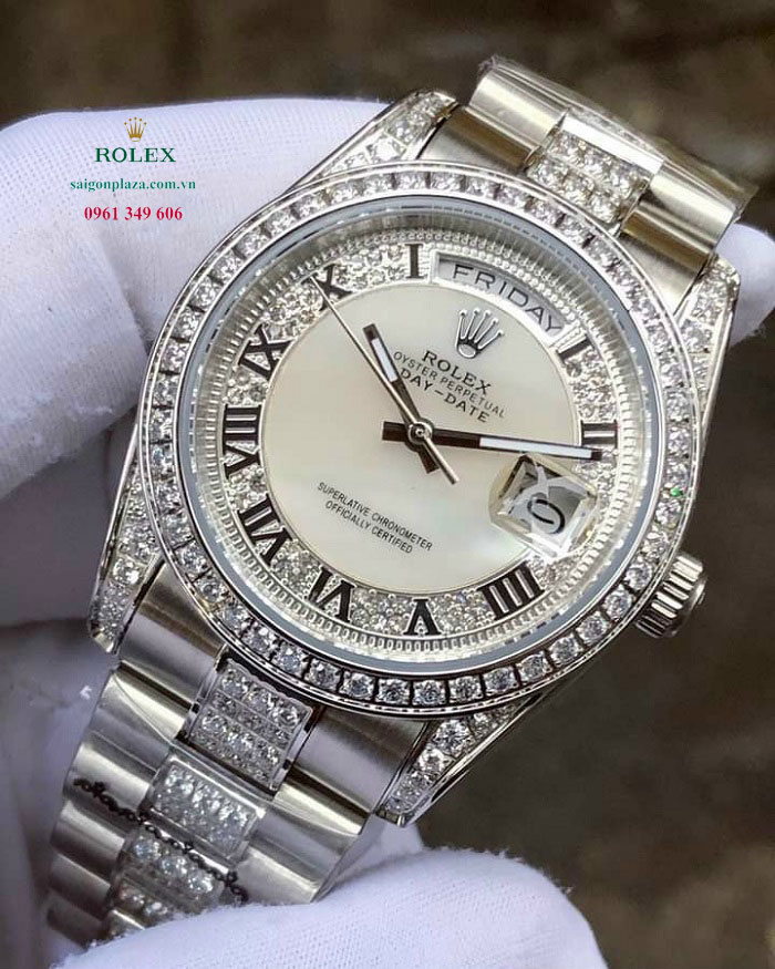 Đồng hồ Rolex cơ nam Rolex Day-Date Bracelet 118348