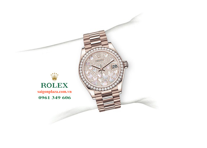 Trang sức tặng vợ đồng hồ Rolex Datejust 278285RBR-0010 nữ chính hãng