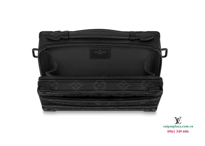 Túi cặp lồng túi hộp vuông nam nữ Louis Vuitton Handle Soft Trunk M59163 da bò