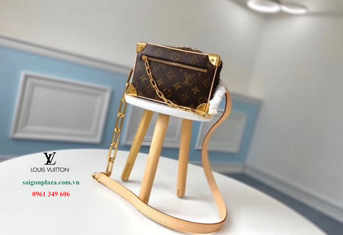 túi nữ thời trang chính hãng dây xích da vàng giá rẻ Louis Vuitton 022321
