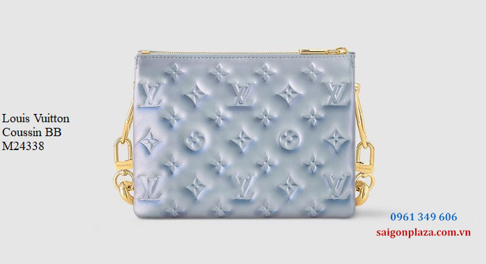 Túi nữ LV sang chảnh túi cỡ nhỏ xanh da trời Louis Vuitton Coussin BB M24338