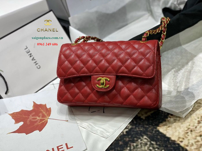 Túi xách nữ thời trang cao cấp Chanel 2.55 Classic màu đỏ