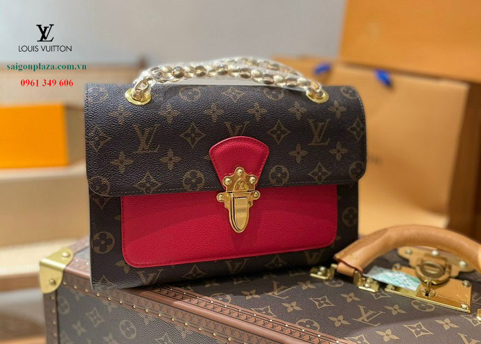Túi xách nữ LV đẹp hàng hiệu Louis Vuitton Monogram Victoire M41730