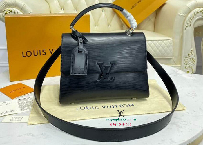 Túi xách nữ LV Chính hãng Louis Vuitton Grenelle PM Màu Đen