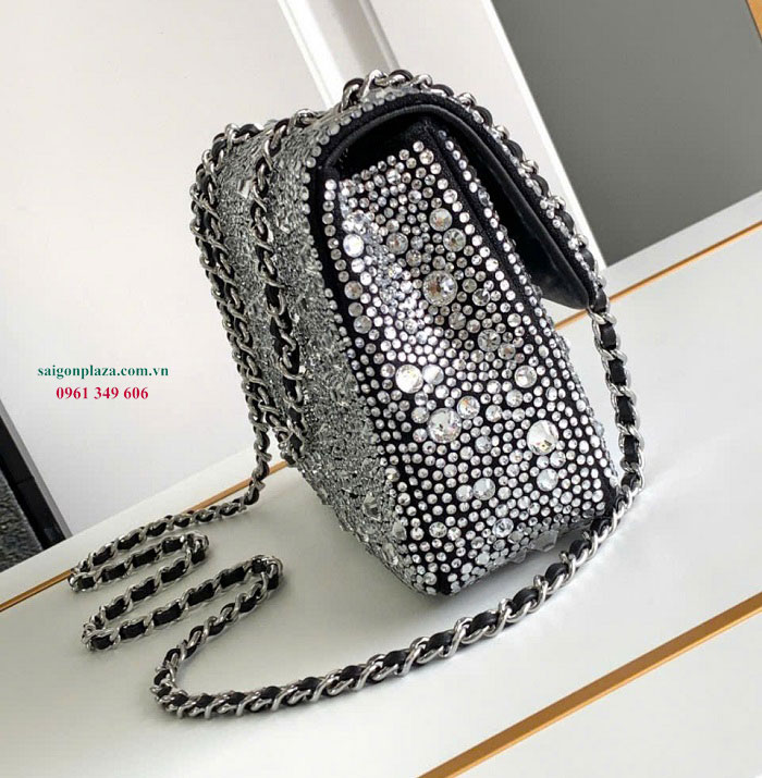 Túi hàng hiệu nữ Chanel đính đá cao cấp Túi chanel nữ nạm kim cương tại Thành phố Cà Mau Kiên Giang Rạch giá Phú Quốc