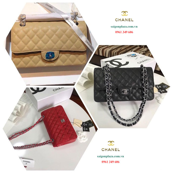 Túi xách nữ thời trang cao cấp Chanel 2.55 Classic giá rẻ sỉ lẻ da sần