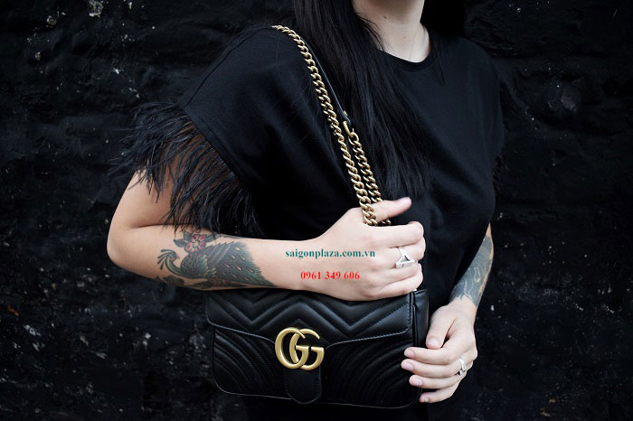 Đồ da Cần Thơ Nha Trang Túi Gucci Marmont Matelasse Shoulder Bag