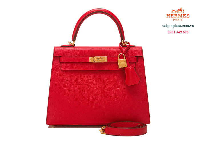 Túi hm giáng cao túi nữ đỏ Hermes Kelly Bag