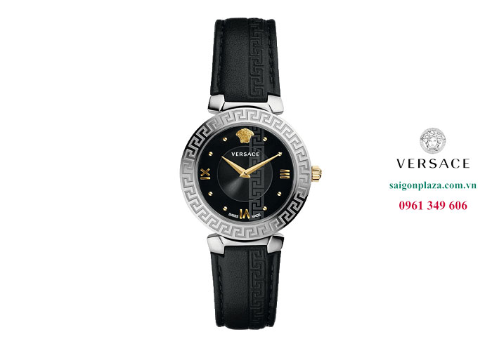 Đồng hồ Versace đen quai da nữ Versace Daphnis V16020017