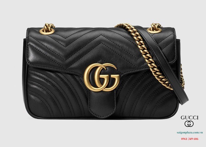 Túi xách nữ cao cấp Gucci Marmont Matelasse Shoulder Bag