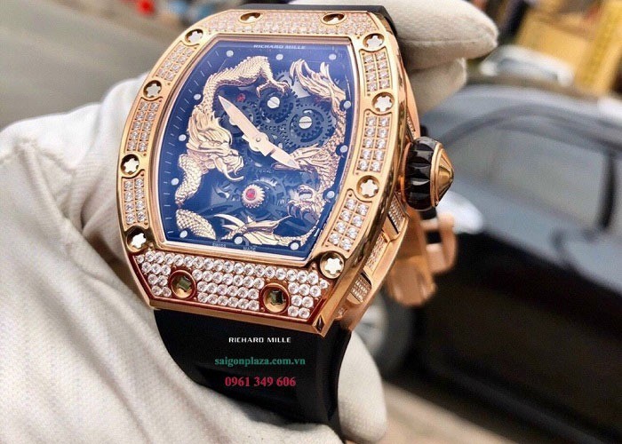 Đồng hồ nam hàng hiệu Richard Mille RM 57-01 Rồng Phượng