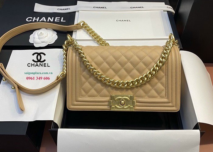 Túi xách nữ siêu cấp Chanel Boy D251223 Like Auth