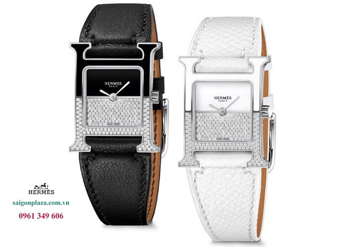 Đồng hồ nữ hàng hiệu Hermes Heure H Double Jeu W046343WW00