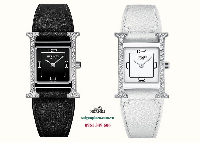 Đồng hồ nữ hàng hiệu Hermes Heure H Double Jeu W046336WW00