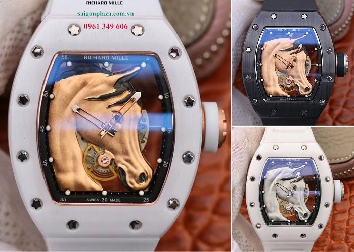 Bộ sưu tập 8 mẫu đồng hồ cao cấp Richard Mille RM52-02 Đầu Ngựa