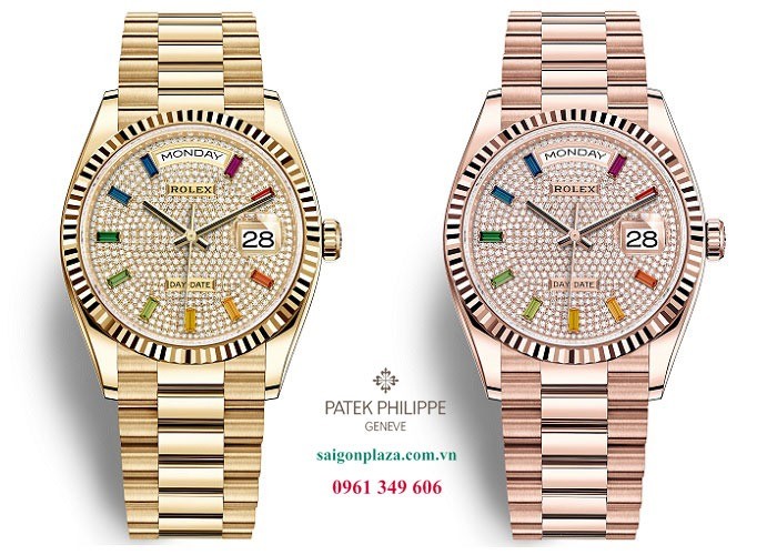 Đồng hồ nam hàng hiệu Rolex Day-Date 128238-0051