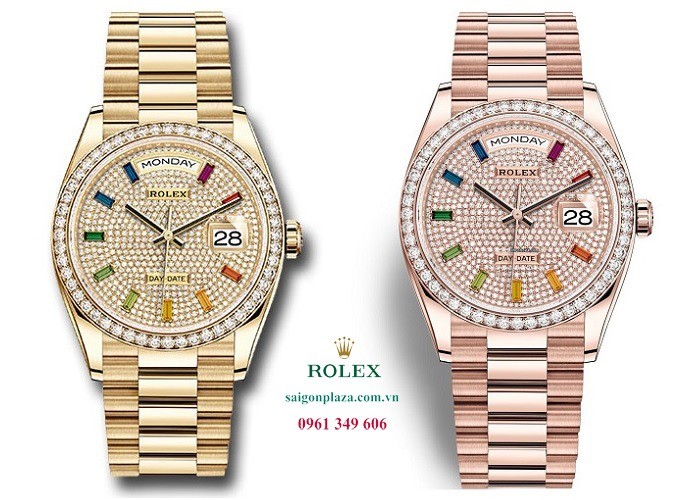 Đồng hồ nam hàng hiệu Rolex Day-Date 128348RBR-0030