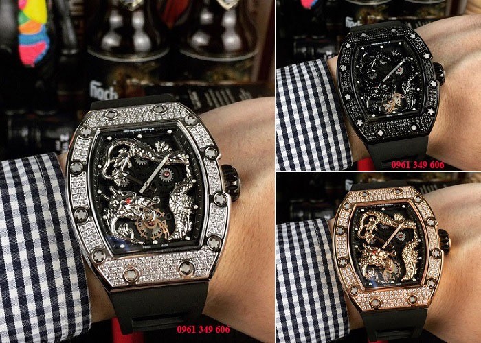 Bộ sưu tập 3 mẫu đồng hồ Richard Mille RM057-01 Jackie Chan Dragon Rồng