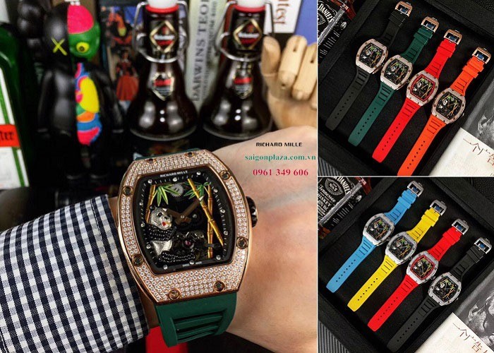 Bộ sưu tập 8 mẫu đồng hồ Richard Mille Diamond RM26-01 Gấu Trúc
