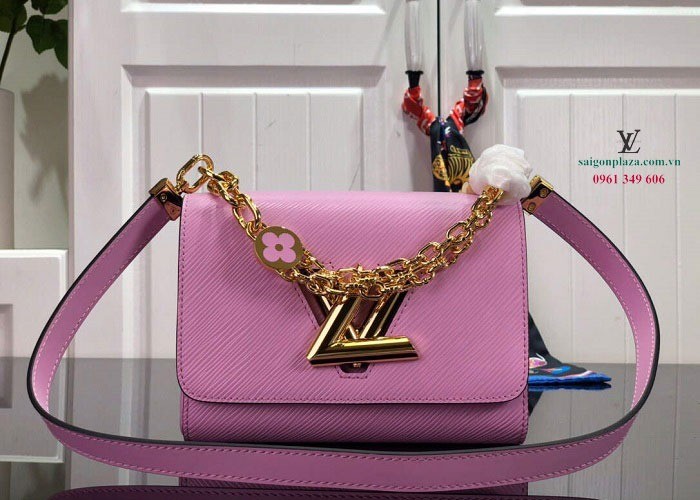 Túi nữ hàng hiệu Louis Vuitton Twist MM Epi Grained M594055