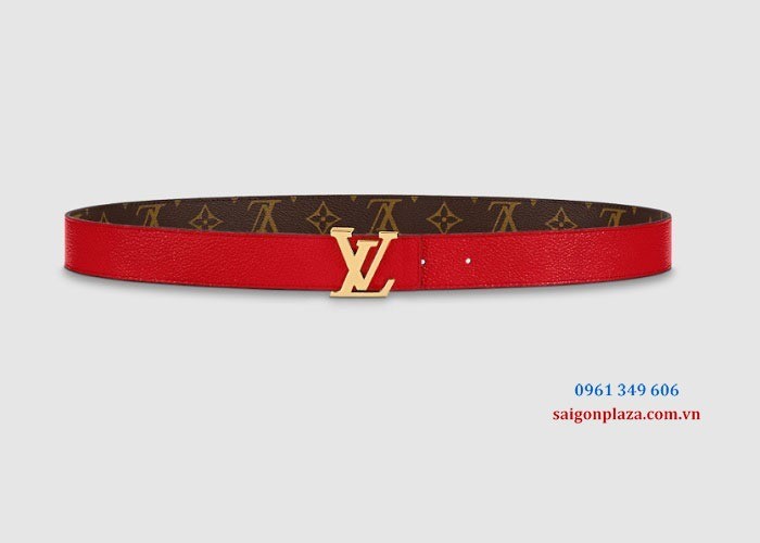 Thắt lưng nữ hai mặt Louis Vuitton Initiales M0322X bản 3cm