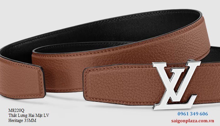 Thắt lưng nam bản 3,5cm LV Heritage 35MM M8359V-M8715V-M8717V-M8205V-M8562U-M8220Q-M8360U
