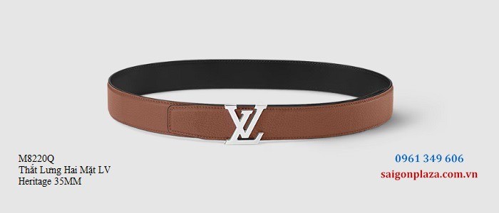 Thắt lưng nam bản 3,5cm LV Heritage 35MM M8359V-M8715V-M8717V-M8205V-M8562U-M8220Q-M8360U