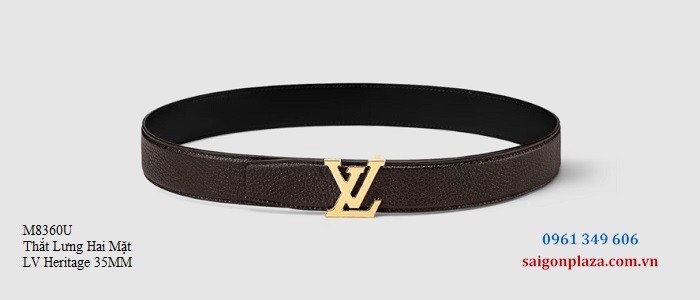 Thắt lưng nam bản 3,5cm LV Heritage 35MM M8359V-M8715V-M8717V-M8205V-M8562U-M8220Q-M8360U