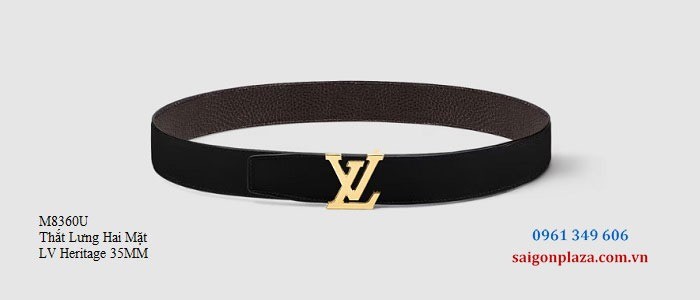 Thắt lưng nam bản 3,5cm LV Heritage 35MM M8359V-M8715V-M8717V-M8205V-M8562U-M8220Q-M8360U