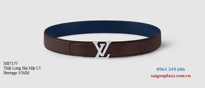 Thắt lưng nam bản 3,5cm LV Heritage 35MM M8359V-M8715V-M8717V-M8205V-M8562U-M8220Q-M8360U