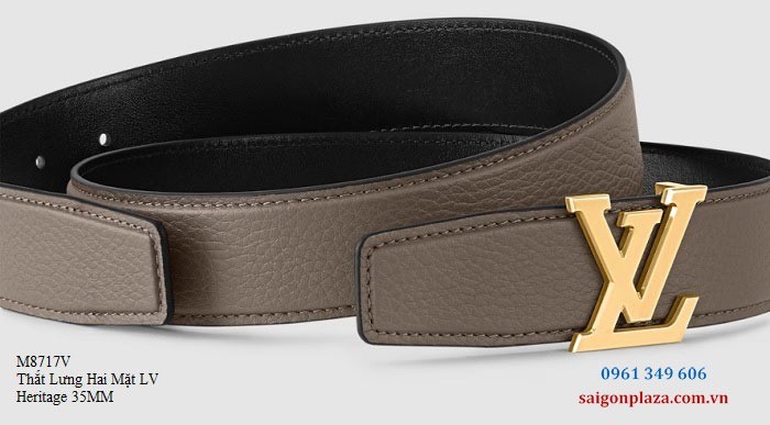 Thắt lưng nam bản 3,5cm LV Heritage 35MM M8359V-M8715V-M8717V-M8205V-M8562U-M8220Q-M8360U